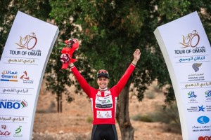 Tour of Oman 2016 - 17/02/2016 - Stage 2 : Omantel Head Office - Quriyat ; 162 km - BOASSON HAGEN Edvald, Dimension Data, maillot rouge, red jersey