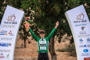 Tour of Oman 2016 - 17/02/2016 - Stage 2 : Omantel Head Office - Quriyat ; 162 km - BOASSON HAGEN Edvald, Dimension Data, maillot vert, green jersey